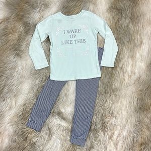 4T Carter’s ‘ I Wake Up Like This - Gorgeous’ Long Sleeve & Pants Pajama Set